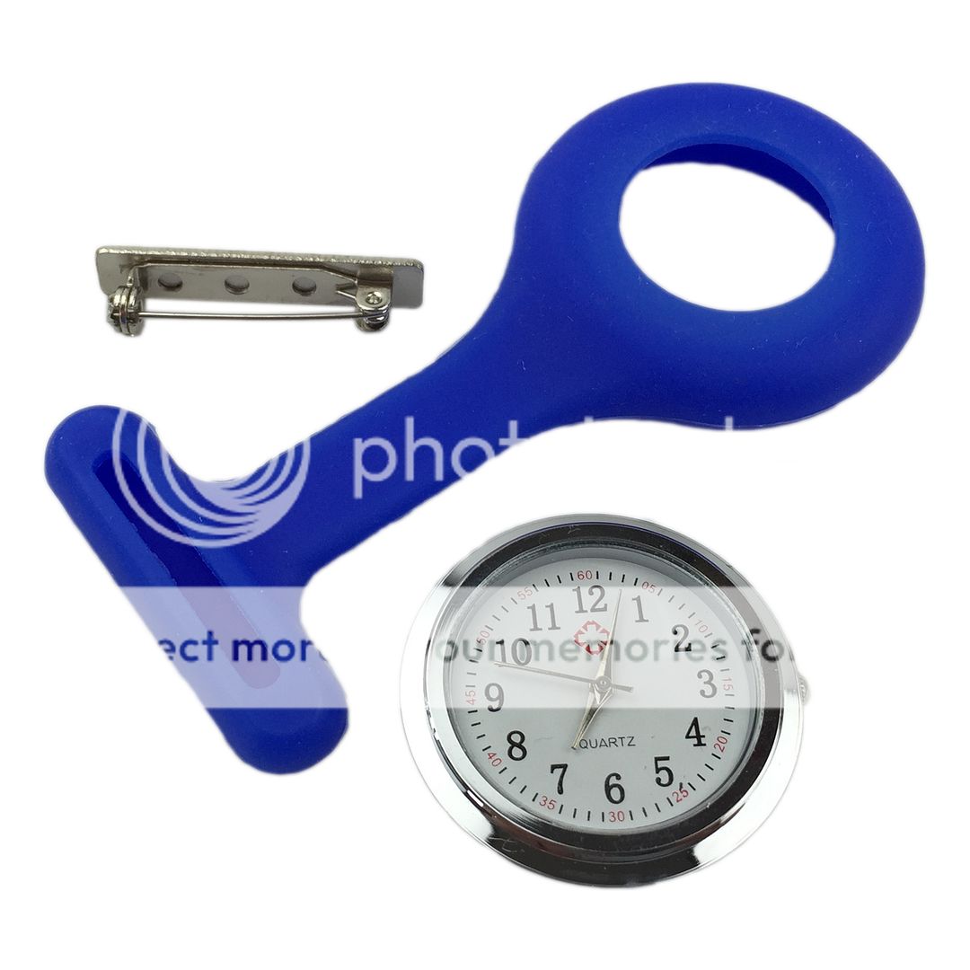 Silicone Nurse Brooch Tunic Fob Watch Nursing Nurses Pendant Pocket